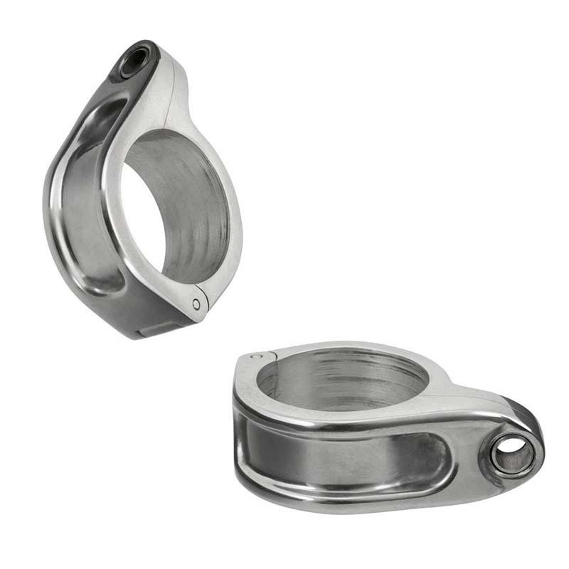 Supports clignotants polis pour fourche 41mm Motone Customs. Blackpines.fr