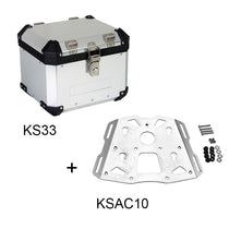 Top case aluminium S-LINE KS33 plus platine KSAC10. Blackpines.fr