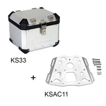 Top case aluminium S-LINE KS33 plus platine KSAC11. Blackpines.fr