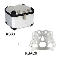 Top case aluminium S-LINE KS33 plus platine KSAC9. Blackpines.fr