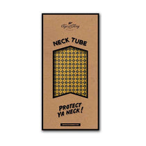 Packaging du tour de cou moto Diamonds noir et jaune Age of Glory. Blackpines.fr