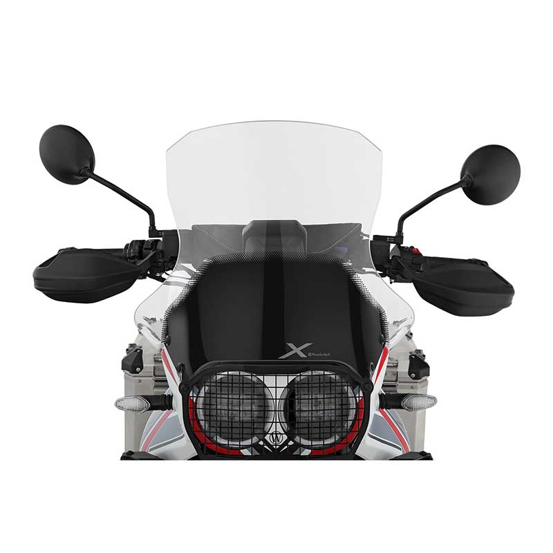 Bulle transparente Wunderlich Marathon pour Ducati DesertX Rally. Blackpines.fr