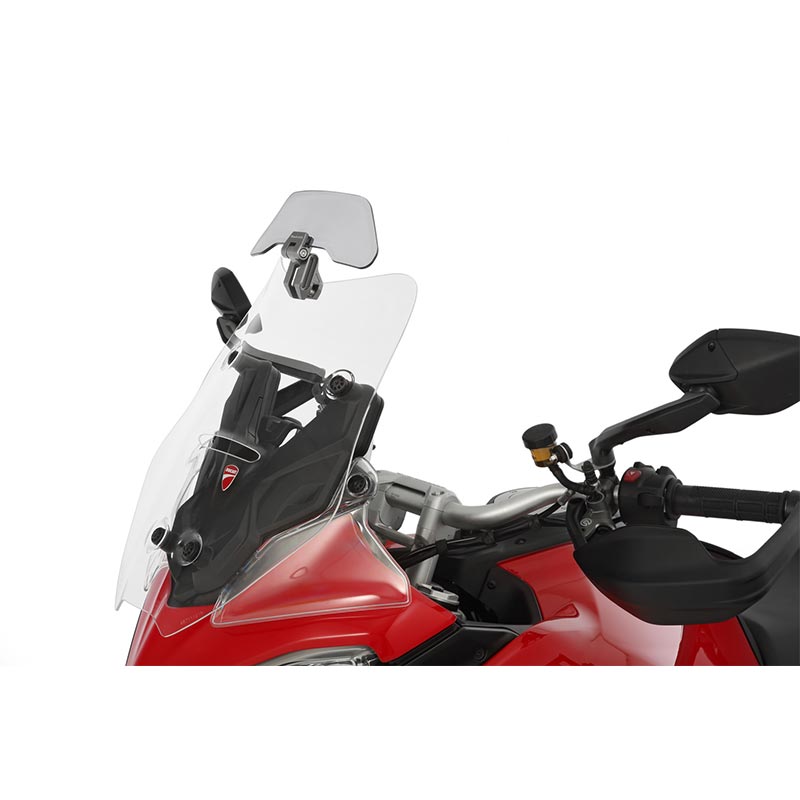 Deflecteur bulle moto Wunderlich Vario Ergo+ titane. Blackpines.fr