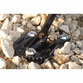 Extension de bequille laterale moto Wunderliche pour Pan America 1250. Blackpines.fr