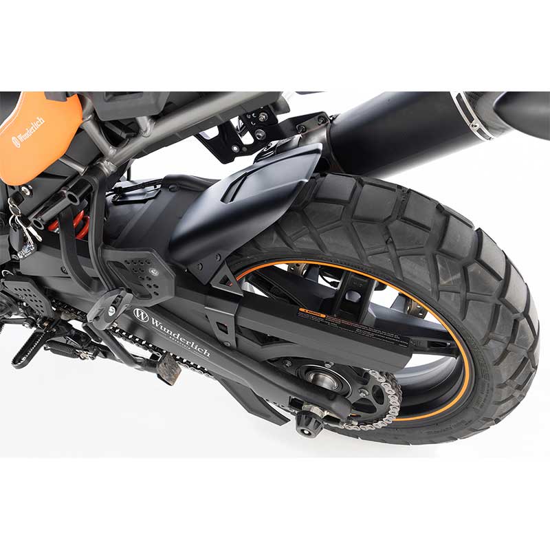 Garde-boue arriere moto Wunderlich Extreme pour Harley-Davidson Pan America. Blackpines.fr