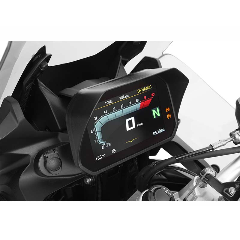 Visiere pare-soleil cockpit TFT 6,5 pouces moto BMW. Blackpines.fr