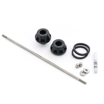 Protection essieu avant Doubleshock Wunderlich pour BMW R1300GS. Blackpines.fr