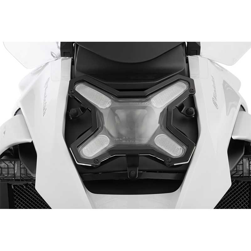 Protege phare moto CLEAR Wunderlich pour BMW R1300GS. Blackpines.fr