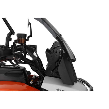 Renfort de bulle moto Wunderlich. Blackpines.fr