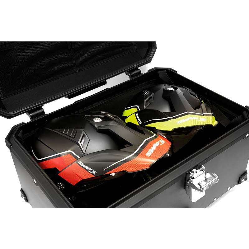 Top case moto alu noir 55 litres KS60N X-PLOR. Blackpines.fr
