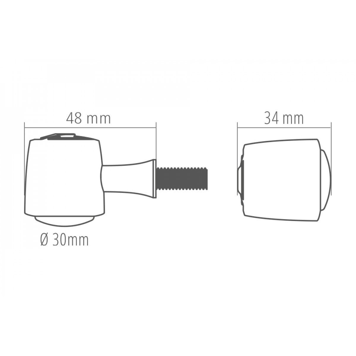 Clignotants LED HIGHSIDER ENTERPRISE-EP1 4 Coloris-clignotants led-blackpines.fr