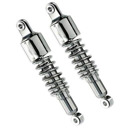 Amortisseurs moto universels YSS RD222-P ressort chrome avec cache 60&nbsp;mm-280 &agrave; 370&nbsp;mm  blackpines.fr  blackpines.fr