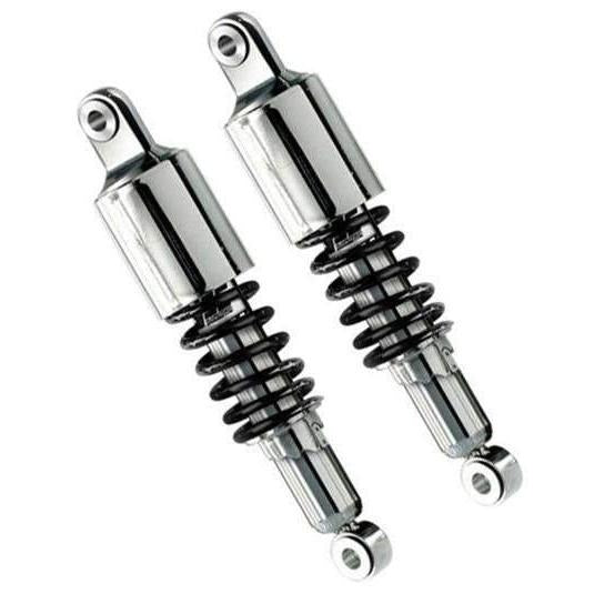 Amortisseurs moto universels YSS RD222-P ressort noir cache 100 mm-280 &agrave; 370&nbsp;mm  blackpines.fr  blackpines.fr