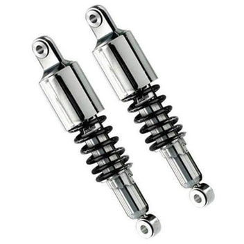 Amortisseurs moto universels YSS RD222-P ressort noir cache 100 mm-280 &agrave; 370&nbsp;mm  blackpines.fr  blackpines.fr