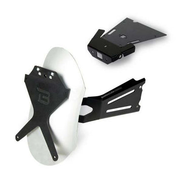 Support de plaque Side Classic Barracuda pour BMW R nineT. Blackpines.fr