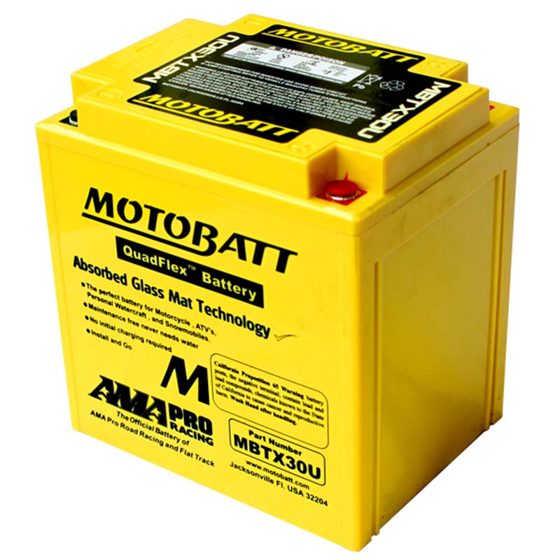 Batterie Motobatt AGM 12 V 32 Ah MBTX30U. Blackpines.fr