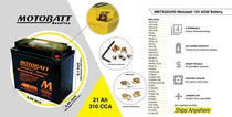 Batterie Motobatt AGM MBTX20UHD 12 V. Blackpines.fr