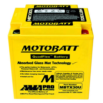 Batterie Motobatt AGM 12 V 32 Ah MBTX30U. Blackpines.fr