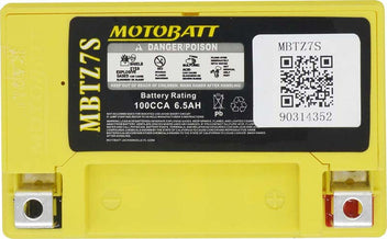 Batterie AGM Motobatt 12 V MBTZ7S. Blackpines.fr