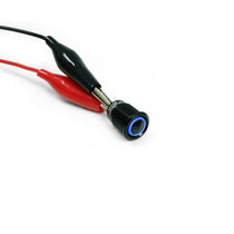 Bouton poussoir moto LED bleue de 12 mm Rebelmoto. Blackpines.fr