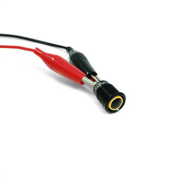 Bouton poussoir moto LED jaune de 12 mm Rebelmoto. Blackpines.fr