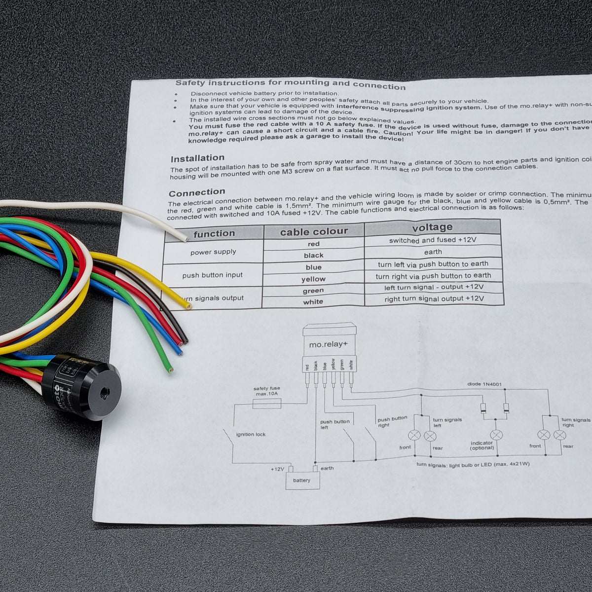 Relais de clignotants Mo.Relay+ | Motogadget  blackpines.fr Relais de clignotant blackpines.fr