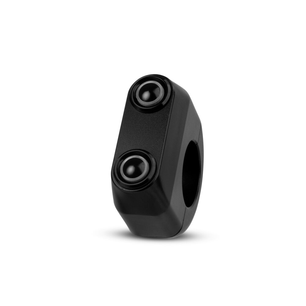 Commodo LED noir 2 boutons noirs Rebelmoto. Blackpines.fr