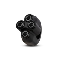 Commodo noir a LED avec 4 boutons noirs de la marque Rebelmoto. Blackpines.fr