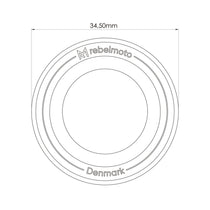 Embouts de guidon type 1 Rebelmoto. Blackpines.fr