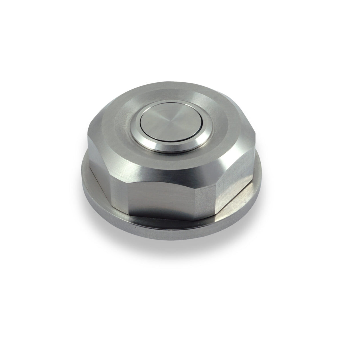 Ecrou de colonne de direction avec bouton poussoir sans LED Rebelmoto pour fourche BMW  R. Blackpines.fr