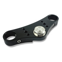 Ecrou de colonne de direction avec bouton poussoir avec LED Rebelmoto pour fourche BMW  R. Blackpines.fr