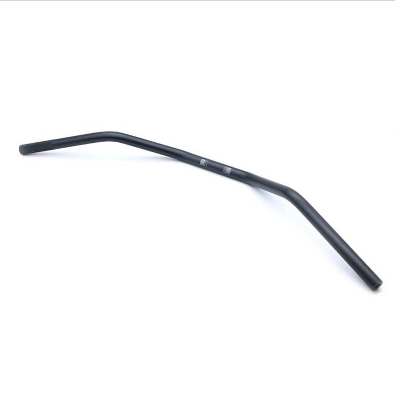 Guidon universel noir Tracker style 22 mm. Blackpines.fr