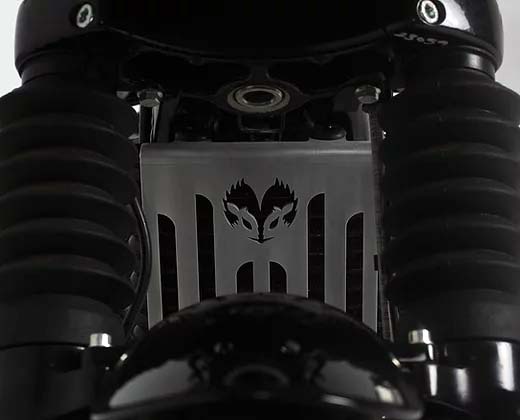 Grille de protection Hedgehog Motorcycles pour Royal Enfield Interceptor. Blackpines.fr