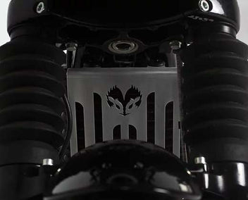 Grille de protection Hedgehog Motorcycles pour Royal Enfield Interceptor. Blackpines.fr