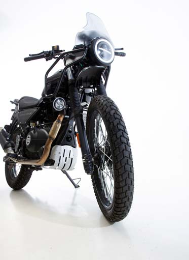 Phare LED 7 pouces pour Royal Enfield Himalayan. Blackpines.fr