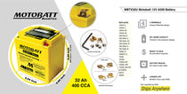 Batterie Motobatt AGM 12 V 32 Ah MBTX30U. Blackpines.fr
