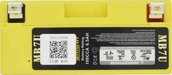 Batterie AGM 12 V MB7U Motobatt. Blackpines.fr