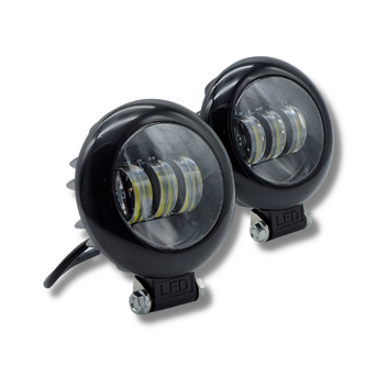 Phares additionnels full LED Stars 4,5 pouces - blackpines.fr