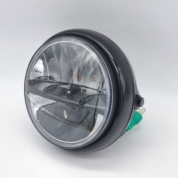 Phare avant moto avec optique LED Type 1  blackpines.fr  blackpines.fr