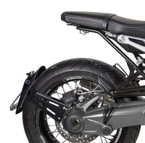 Support de plaque noir Side Classic Barracuda pour BMW R nineT. Blackpines.fr
