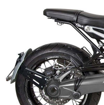 Support de plaque argent Side Classic Barracuda pour BMW R nineT. Blackpines.fr