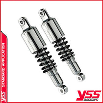 Amortisseurs moto YSS RD222-320P-12-18 pour Bonneville 800 America. Blackpines.fr