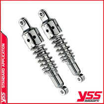 Amortisseurs moto YSS RD222-320P-12-18 pour Bonneville 800 America. Blackpines.fr