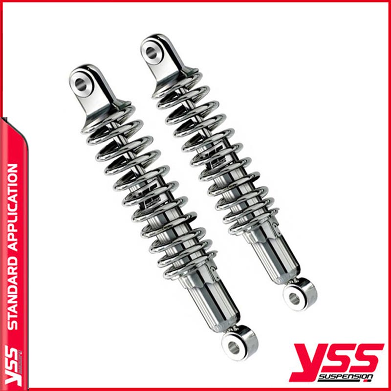 Amortisseurs moto YSS RD222-320P-12-18 pour Bonneville 800 America. Blackpines.fr