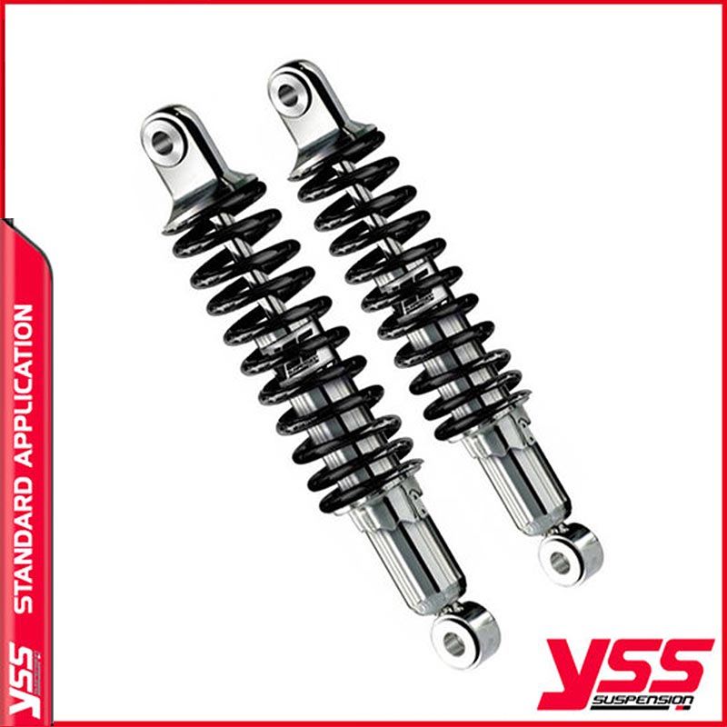 Amortisseurs moto YSS RD222-320P-12-18 pour Bonneville 800 America. Blackpines.fr