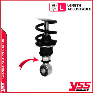 Amortisseurs YSS RG362-315TRCL-05S-888 Royal Enfield Bullet/Classic. Blackpines.fr
