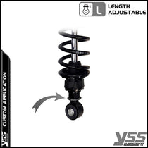 Amortisseurs moto YSS RG362 320TRCL 12 BLK Triumph Bonneville 800 America. Blackpines.fr