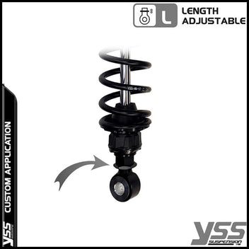 Amortisseurs moto YSS RG362 320TRCL 12 BLK Triumph Bonneville 800 America. Blackpines.fr