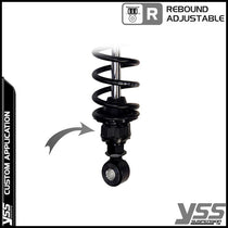 Amortisseurs moto YSS RG362 320TRCL 12 BLK Triumph Bonneville 800 America. Blackpines.fr