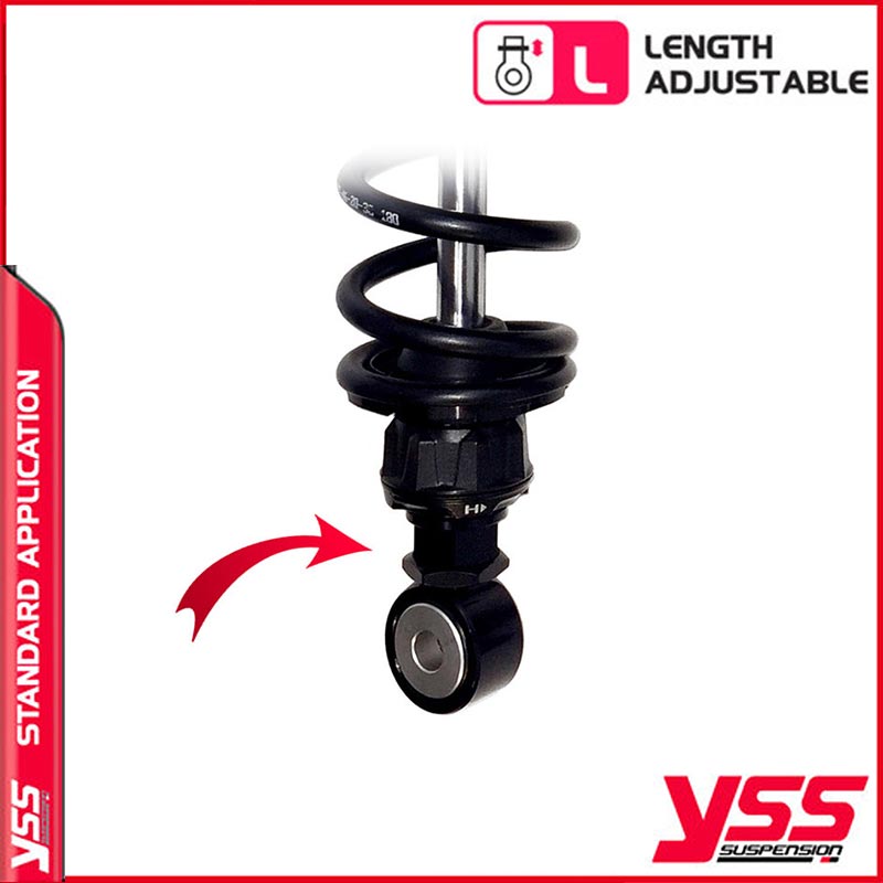 Amortisseurs moto YSS RG362-340TRWL-52-B TriumphT100. Blackpines.fr